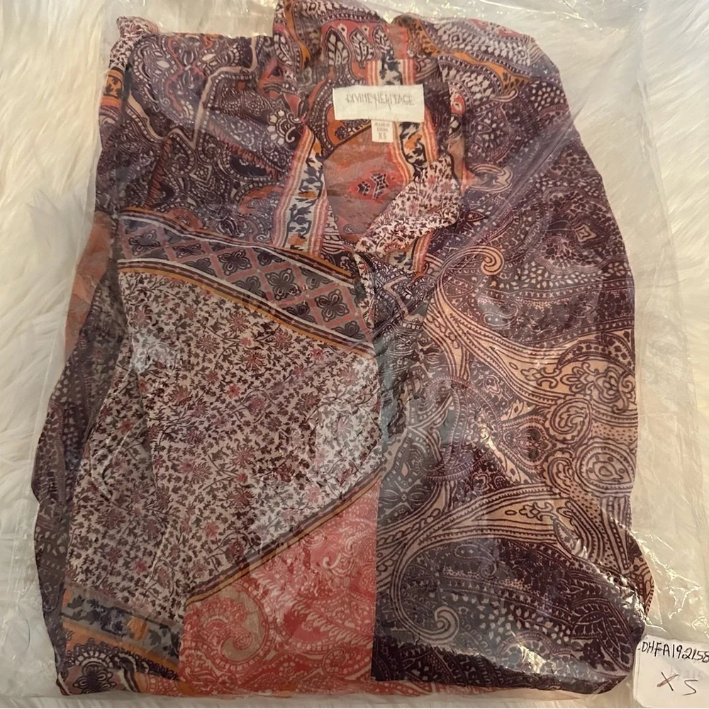 Divine Heritage Pussy Bow Long Sleeve Mini Dress Pink Size XS - Picture 5 of 14